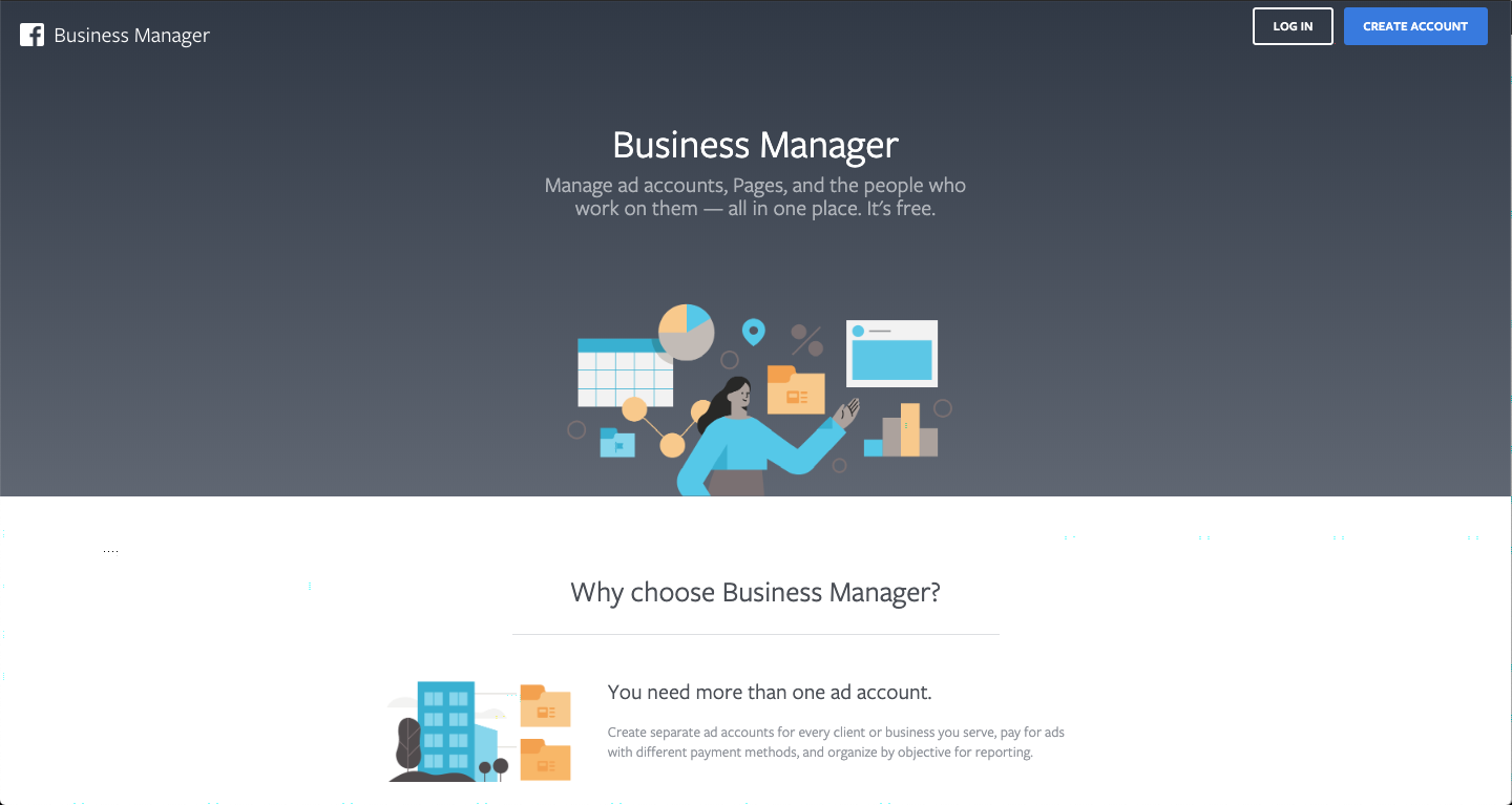 Acesse o Site do Business Manager - business.facebook.com